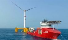 我国首座深远海浮式风电平台完成海上安装