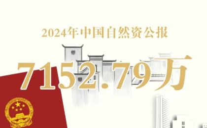 数读2024年中国自然资源公报，8张海报亮出生态文明担当